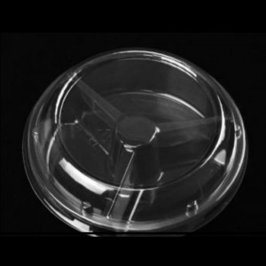 Drei-Compartiment frisch-cut fruits box booto 205*122*58 mm hj-160