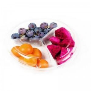 Drei-Compartiment frisch-cut fruits box booto 220*170*60 mm hj-1803f